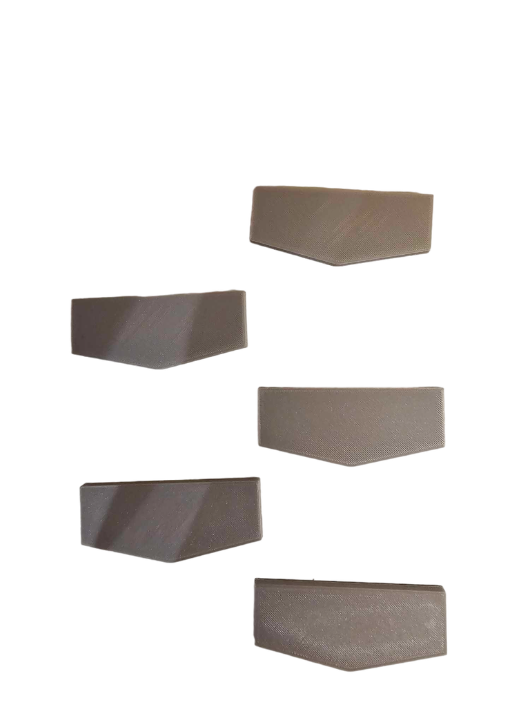 Pack 4 supports carte TCG éléments - Acier