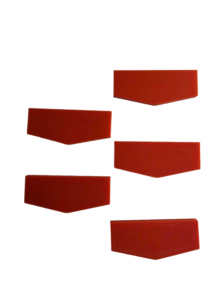 Pack 4 supports carte TCG éléments - Feu