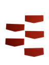 Pack 4 supports carte TCG éléments - Feu