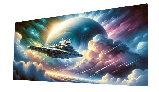 Playmat Galaxy - Starship 4